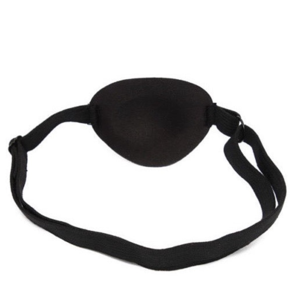 Jet Black Crystal medical Eye Patch Cover Up - Picture 4 of 5